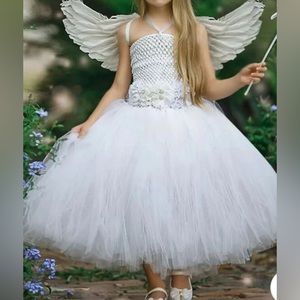 *Brand New* Girls White Tutu Dress/Costume
